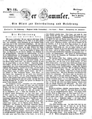 Der Sammler (Augsburger Abendzeitung) Samstag 7. Februar 1846