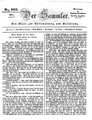 Der Sammler (Augsburger Abendzeitung) Mittwoch 23. Dezember 1846