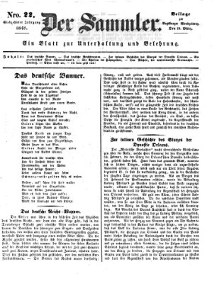 Der Sammler (Augsburger Abendzeitung) Sonntag 19. März 1848