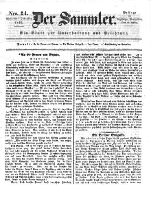 Der Sammler (Augsburger Abendzeitung) Donnerstag 30. März 1848