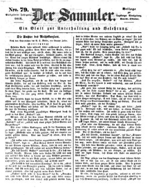 Der Sammler (Augsburger Abendzeitung) Samstag 28. Oktober 1848