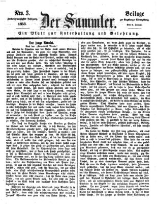 Der Sammler (Augsburger Abendzeitung) Samstag 8. Januar 1853