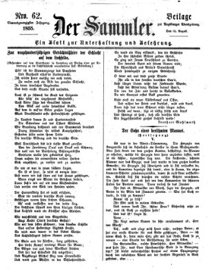 Der Sammler (Augsburger Abendzeitung) Sonntag 12. August 1855