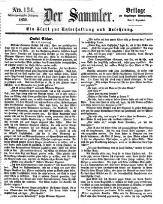 Der Sammler (Augsburger Abendzeitung) Dienstag 6. Dezember 1859