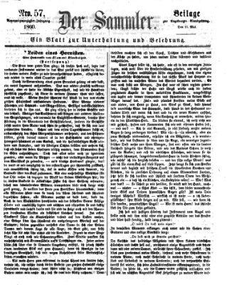 Der Sammler (Augsburger Abendzeitung) Donnerstag 17. Mai 1860