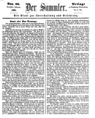 Der Sammler (Augsburger Abendzeitung) Samstag 25. Mai 1861