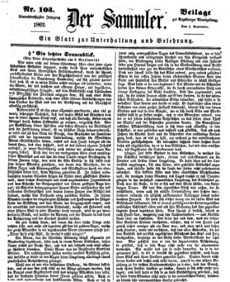 Der Sammler (Augsburger Abendzeitung) Donnerstag 4. September 1862