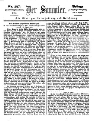 Der Sammler (Augsburger Abendzeitung) Dienstag 22. Dezember 1863