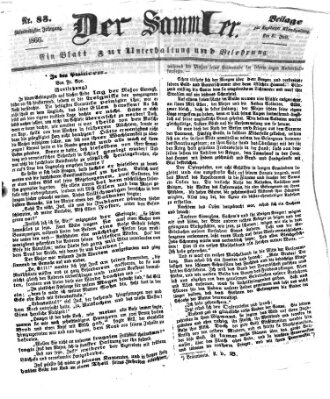 Der Sammler (Augsburger Abendzeitung) Dienstag 31. Juli 1866