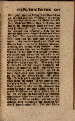 Göttingische gelehrte Anzeigen (Göttingische Zeitungen von gelehrten Sachen) Montag 19. Dezember 1808