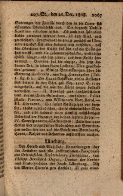 Göttingische gelehrte Anzeigen (Göttingische Zeitungen von gelehrten Sachen) Montag 26. Dezember 1808