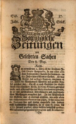 Göttingische Zeitungen von gelehrten Sachen Montag 8. Mai 1741