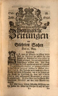 Göttingische Zeitungen von gelehrten Sachen Donnerstag 11. Mai 1741