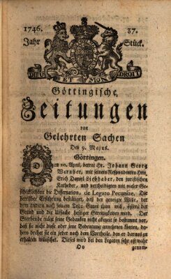 Göttingische Zeitungen von gelehrten Sachen Montag 9. Mai 1746