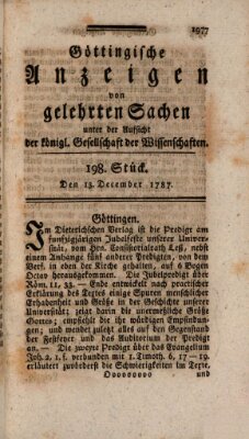 Göttingische Anzeigen von gelehrten Sachen (Göttingische Zeitungen von gelehrten Sachen) Donnerstag 13. Dezember 1787