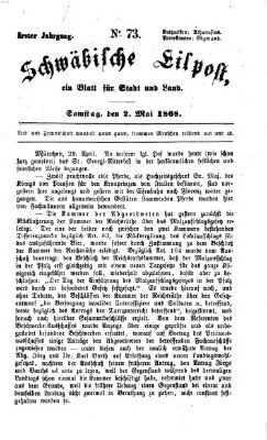 Schwäbische Eilpost Samstag 2. Mai 1868