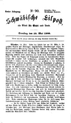 Schwäbische Eilpost Dienstag 19. Mai 1868