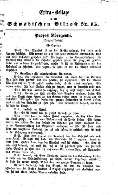 Schwäbische Eilpost. Feuilleton zu der "Schwäbischen Eilpost" (Schwäbische Eilpost) Montag 4. Mai 1868