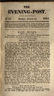 The evening-post Samstag 24. Januar 1835