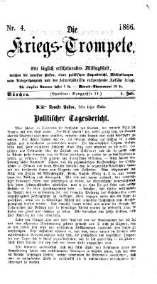 Die Kriegs-Trompete Mittwoch 4. Juli 1866