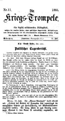 Die Kriegs-Trompete Mittwoch 11. Juli 1866