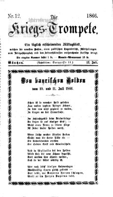 Die Kriegs-Trompete Donnerstag 12. Juli 1866