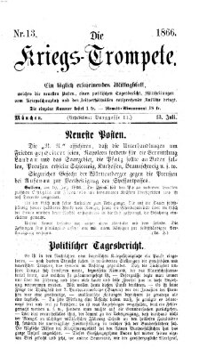 Die Kriegs-Trompete Freitag 13. Juli 1866