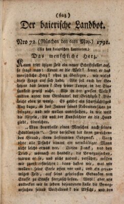 Der baierische Landbot Freitag 6. Mai 1791