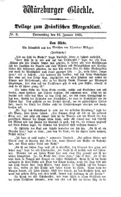 Fränkisches Morgenblatt Donnerstag 19. Januar 1865