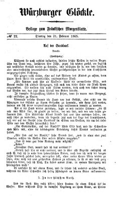 Fränkisches Morgenblatt Dienstag 21. Februar 1865