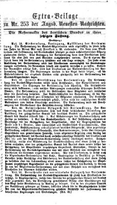 Augsburger neueste Nachrichten Dienstag 15. September 1863