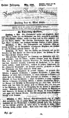 Augsburger neueste Nachrichten Freitag 6. Mai 1864