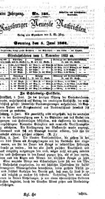 Augsburger neueste Nachrichten Sonntag 5. Juni 1864