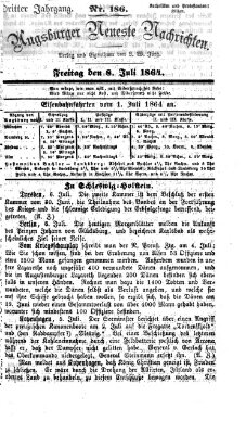 Augsburger neueste Nachrichten Freitag 8. Juli 1864