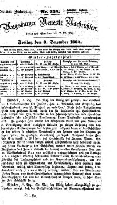 Augsburger neueste Nachrichten Freitag 9. Dezember 1864