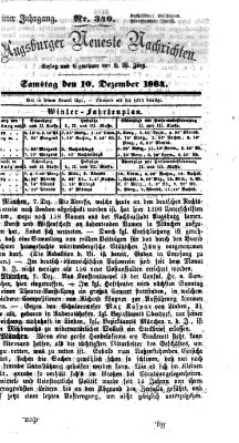 Augsburger neueste Nachrichten Samstag 10. Dezember 1864