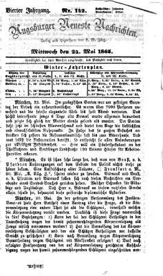 Augsburger neueste Nachrichten Mittwoch 24. Mai 1865