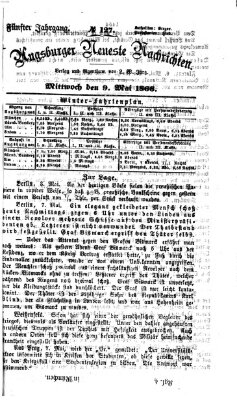 Augsburger neueste Nachrichten Mittwoch 9. Mai 1866