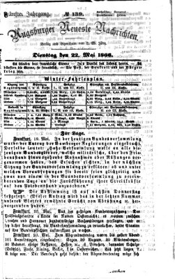 Augsburger neueste Nachrichten Dienstag 22. Mai 1866