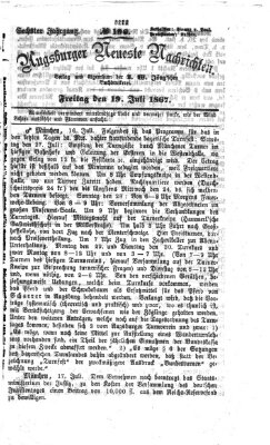 Augsburger neueste Nachrichten Freitag 19. Juli 1867