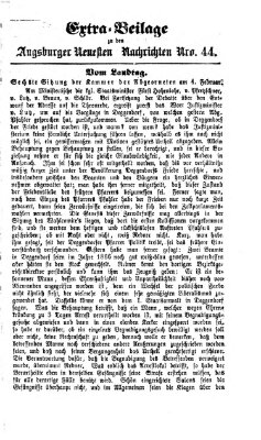 Augsburger neueste Nachrichten Sonntag 13. Februar 1870