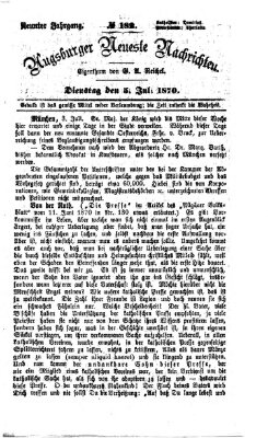 Augsburger neueste Nachrichten Dienstag 5. Juli 1870