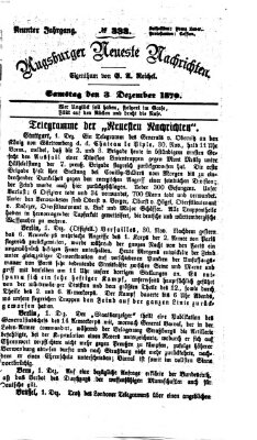 Augsburger neueste Nachrichten Samstag 3. Dezember 1870