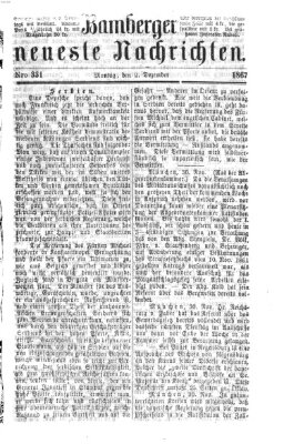 Bamberger neueste Nachrichten Montag 2. Dezember 1867