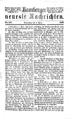 Bamberger neueste Nachrichten Donnerstag 9. April 1868