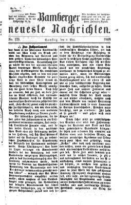 Bamberger neueste Nachrichten Samstag 9. Mai 1868