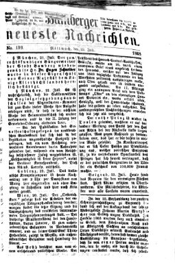 Bamberger neueste Nachrichten Mittwoch 22. Juli 1868