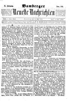 Bamberger neueste Nachrichten Sonntag 15. Mai 1870