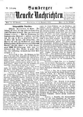 Bamberger neueste Nachrichten Sonntag 6. November 1870