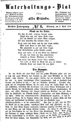 Neueste Nachrichten aus dem Gebiete der Politik (Münchner neueste Nachrichten) Mittwoch 2. April 1851